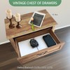COZONY 5-Drawer Farmhouse Dresser Wood Tall Chest with Metal Handles for Bedroom Living Room Hallway Entryway - 4 of 4