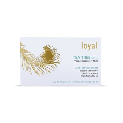 Loyal Tea Tree Oil Suppository Melts - 12ct