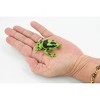 Collectible Wildlife Gifts | Poison Dart Frog, Green and Black, Hand Painted, Amphibian, Hard Rubber, Rainforest Frog,  Toy, Gift,  2"  F024 B37 - 3 of 4