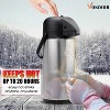 Vondior Airpot Coffee Dispenser with Pump - Insulated Stainless Steel Thermal Beverage Dispenser - 3 of 4