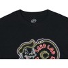 The Simpsons Men's Lard Lad Donuts Neon Sign Logo Adult T-Shirt Tee - 3 of 4