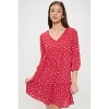 WEST K Women's Millie V-Neck Short Swing Dress - 3 of 4