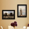 Gulches "By The Sea By" 2-Piece Vignette by Lori Deiter - Black Framed Print, Ready-to-Hang Wood Art for Living Rooms, Coastal Homes - 2 of 4