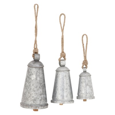 20"H Iron Wind Chime - Brass - Olivia & May