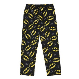 Men's Adult Batman Black Sleep Pants - Gotham Knight Comfort for Superhero Fans - 1 of 3