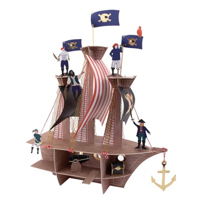 Meri Meri Pirates Bounty Centerpiece – Party Decorations and Accessories – 20” x 21” x 15”