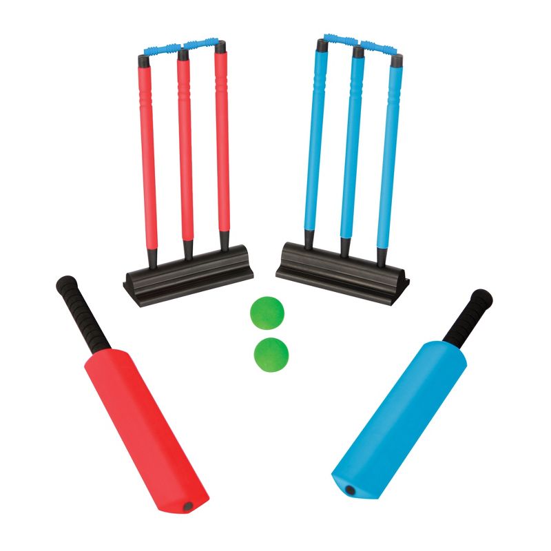 Sportime UltraFoam Cricket Game, Set of 2 Wickets, 2 Bats and 2 Balls, 1 of 2
