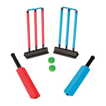 Sportime UltraFoam Cricket Game, Set of 2 Wickets, 2 Bats and 2 Balls