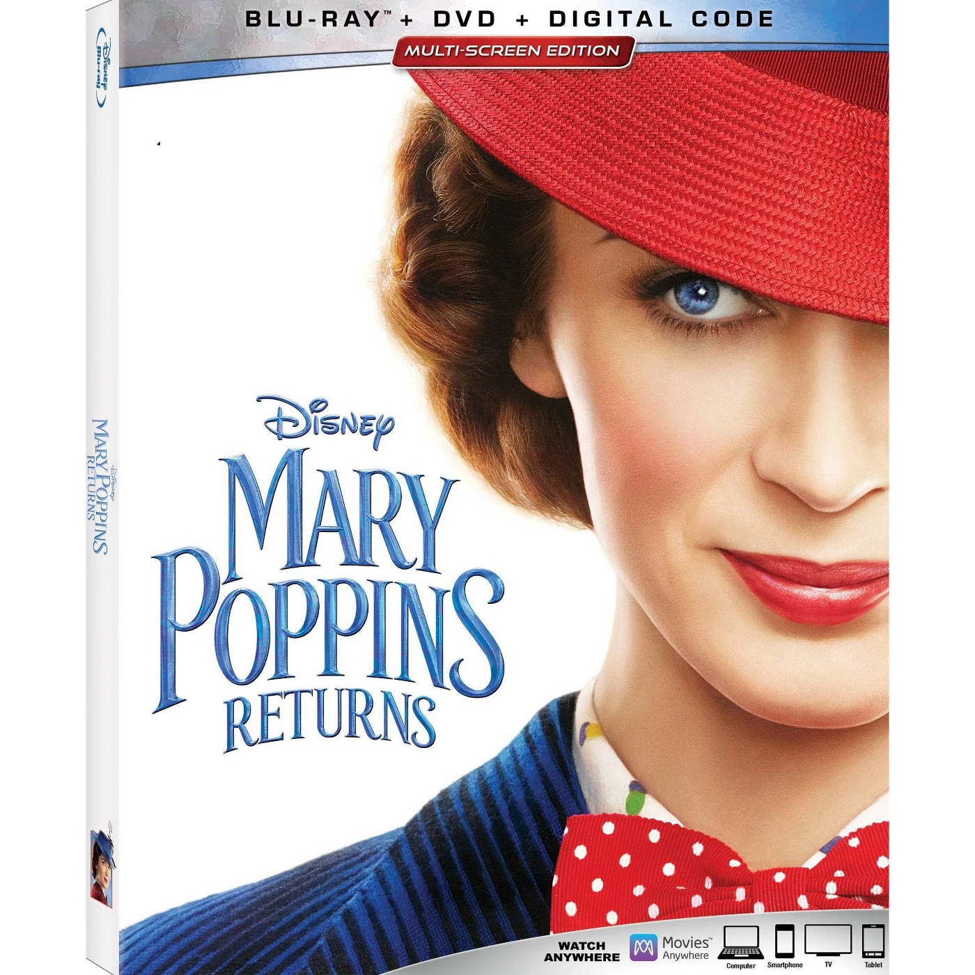 Mary Poppins Returns (Blu Ray + DVD + Digital) - image 1 of 2
