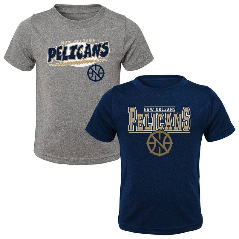 NBA New Orleans Pelicans Toddler 2pk T-Shirt, 1 of 4