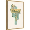Amanti Art Stumble Inn Roadside Motel Art by The Whiskey Ginger Canvas Wall Art Print Framed - 2 of 4