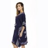Riviera Sun Womens Short Caftan Dress with Medallion Print - 2 of 3