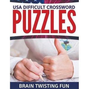 USA Difficult Crossword Puzzles - by  Speedy Publishing LLC (Paperback) - 1 of 1