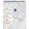 Heated Comforter Blanket with Wireless Controller, Tufted Fast Heating Electric Quilt, 10 Heat Levels & 2-10H Time Settings - 3 of 4