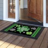 Briarwood Lane St. Patrick's Day Doormat 30x18 Indoor Outdoor Scattered Shamrocks For St. Patrick's Day Doormat - 3 of 4