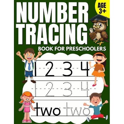 Number Tracing Book for Preschoolers - by  Brighter Child Company (Paperback)