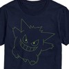 Men's - Pokémon - Gengar Big Face Short Sleeve Graphic T-Shirt - 2 of 4