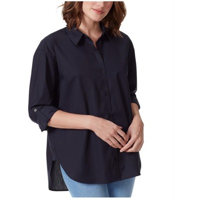 Gloria Vanderbilt Womens Amanda Midnight Button Up Shirt