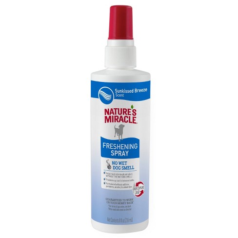 Nature's Miracle Sunkissed Freshening Breeze Odor Control Dog Spray - 8 Fl  Oz : Target