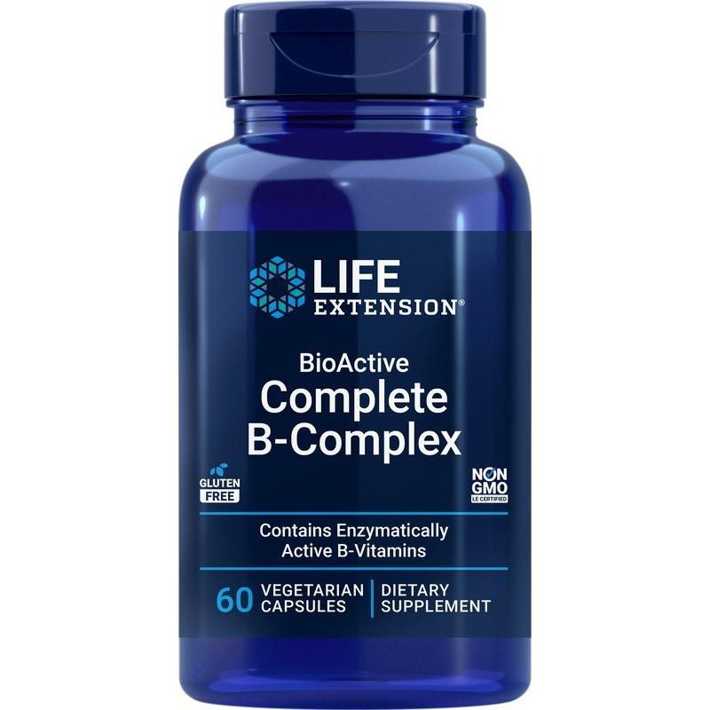 Life Extension Bioactive Complete B Complex  -  60 VegCap, 1 of 3