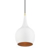 Livex Lighting Andes 1 - Light Pendant in  Shiny White/Polished Brass - 4 of 4