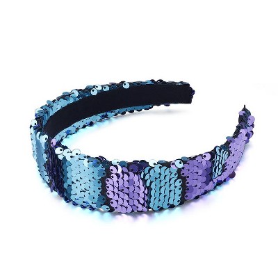 Liv & Ava FLIP SEQUIN HEADBAND Blue