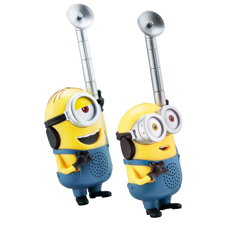 eKids Minions Walkie Talkies for Kids, Indoor and Outdoor Toys for Fans of Minions Toys - Yellow (MS-210.EX0MI), 2 of 4