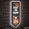 Evergreen Ultra-Thin Glazelight LED Wall Decor, Pennant, University of Texas- 9 x 23 Inches Made In USA - 2 of 4