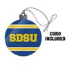 South Dakota State University Stripes Acrylic Christmas Tree Holiday Ornament - 3 of 4
