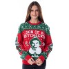 Seven Times Six ELF Movie Men's Son of a Nutcracker Ugly Christmas Sweater Knit Pullover Red - 2 of 4