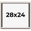 PosterPalooza | Minimalist Shadow Box Silver Picture Frame - UV Acrylic, Backing Board, Hanging Hardware - 2 of 4