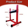 Bulgarian Split Squat Stand, Adjustable Single Leg Squat Stand, 11 Adjustable Roller Height Lower Body Gym Equipment - 3 of 4