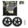 Camouflage Foldable Bicycle Trailer Bike Trailer for Camping Pet Dog Cat Luggage Carry - 2 of 4