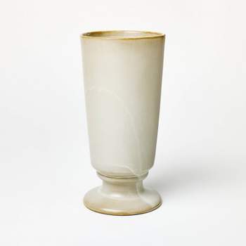 Ceramic Column Vase with Reactive Glaze - Threshold™ designed with Studio McGee