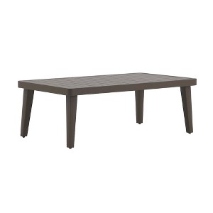 New Classic Furniture,Genova Metal Patio Coffee Table in Brown - 1 of 4