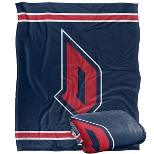 Duquesne University Primary Logo Silky Touch Blanket White 50x60 - 1 of 4