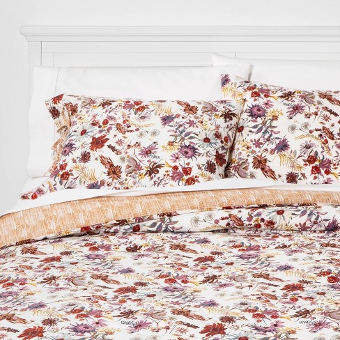 Prairie Floral Comforter Set Cream Threshold Target