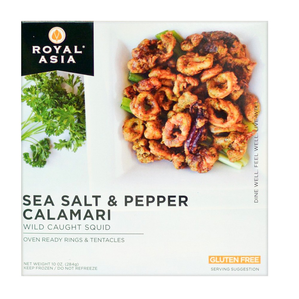 Royal Asia Gluten Free Sea Salt & Pepper Calamari - 10oz
