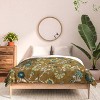 Deny Designs 3pc Full/Queen Schatzi Brown Jaipur Olive Green Comforter and Sham Set - 3 of 4