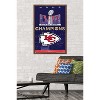 Trends International NFL Kansas City Chiefs - Super Bowl LVIII Team Logo Framed Wall Poster Prints - 2 of 4