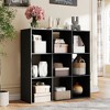 JIONJOY 9 Cube Storage Organizer – 36 Inch Tall Vertical Bookshelf with Removable Back Panels, Heavy-Duty Open Shelving - 4 of 4