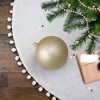Northlight 4" Shatterproof Matte Christmas Ball Ornament - Gold - 2 of 4