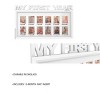 My First Year Collage Baby Picture Frame- Memory Keepsake for Babies with 12 Month Display for One 2x3 Wallet Photo Monthly by Hastings Home (White) - 2 of 4