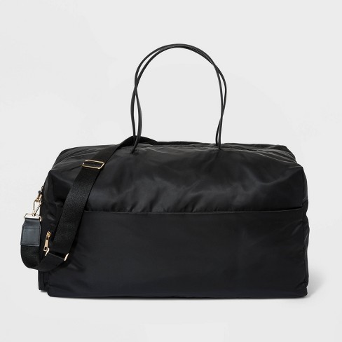 BLACK FRIDAY SALE Leather Duffle Bag Shoe Pocket 