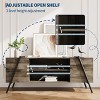 TV Stand for 60 65 Inch TV, Modern Mid Century Entertainment Center with Storage, Adjustable Shelves, U-Shaped Metal Legs, for Living Room - 4 of 4
