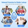 CARER Incontinence Underwear for Men Washable Reusable Leak-Proof Mens Incontinence Boxer - Medium Absorbency 2pk - 4 of 4