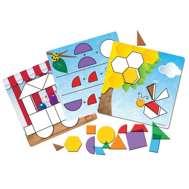 Learning Resources Shapes Don\'t Bug Me Geometry Activity Set, 1 of 7