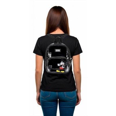 Disney Mickey Mouse Waving Adult 11" Clear Mini Backpack — фото 7