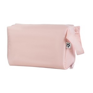 Tiny Twinkle Waterproof Makeup Bag – Portable Travel Cosmetic Organizer with Handle and Secure Zipper - 1 of 4