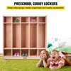 Dexmalle Classroom Cubby with Coat Lockers,Natural - 2 of 4